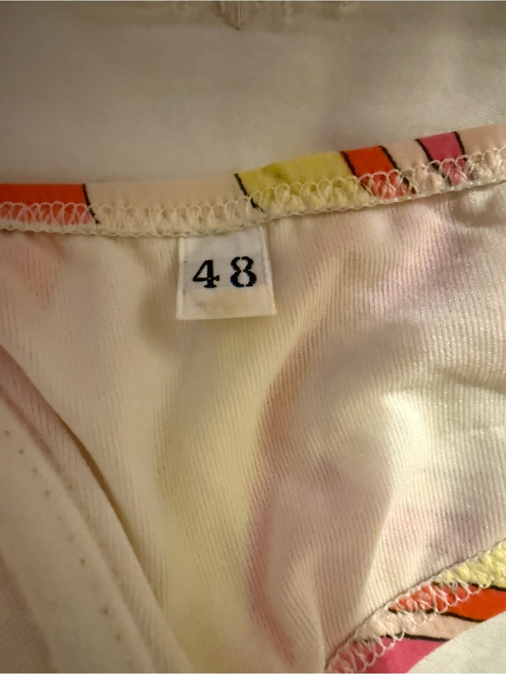 Authentic EMILIO PUCCI vintage 2000S geometric pattern two-piece bikini size 48 - Picture 5 of 13